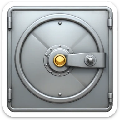 Vault safety sticker