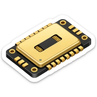 SIMM chip sticker