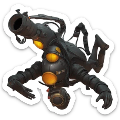 hell divers 2 killing bugs sticker