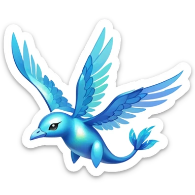 Elemental Flying-type-Water-type natural Pokémon-Fakémon-creature sticker
