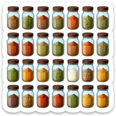 Spice Jar Collections sticker