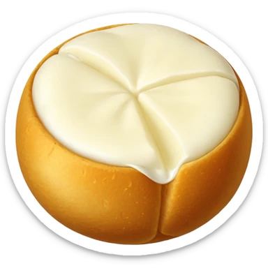 Mozzarella cheese balls sticker