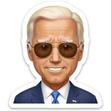 Joe Biden sunglasses sticker