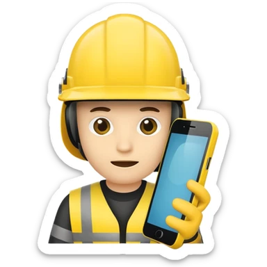 Smartphone  with protect helmet sticker