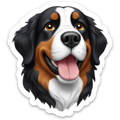 Bernese montain dog sticker