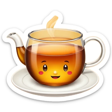 Ince uzun cay bardagi Ince belli bardakta cay fincan degil sticker