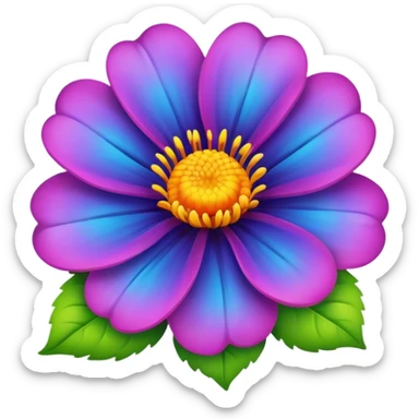 Flower emoji sticker