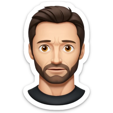 hugh jackman sticker