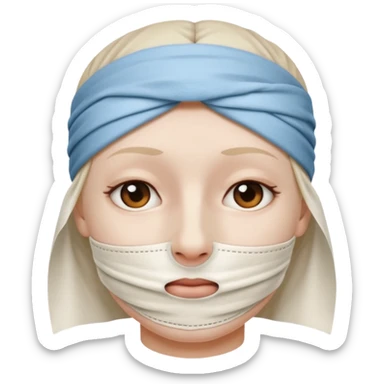 nose operation sticker