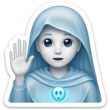 Ghost Customer Service Agent  sticker