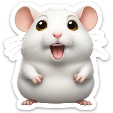 hamster tyrant  sticker