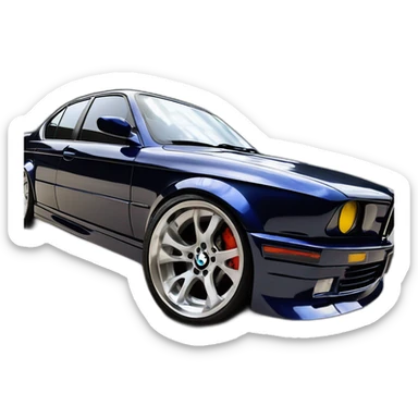 bmw 328 2015 rebaixada vermelha com rodas grandes sticker