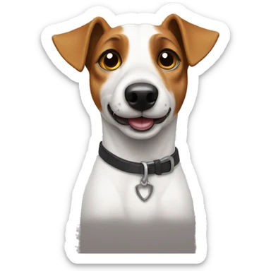 jack russel terrier dog sticker