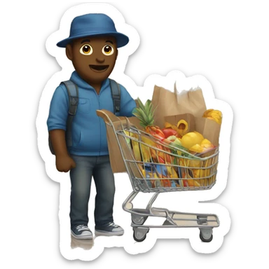 Shopping in Arizona  sticker