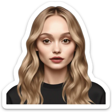 Lily rose depp sticker