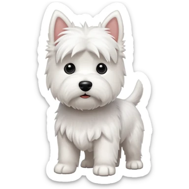 Westie Dog sticker