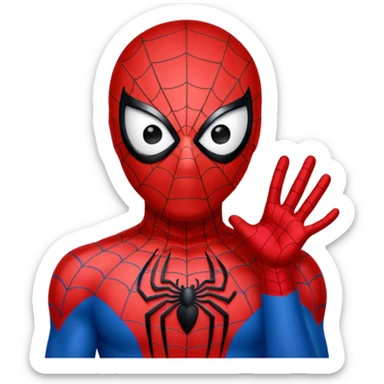 will you marry me, with a Spiderman writing style sticker