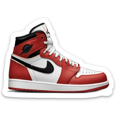 Air Jordan one 1 sneakers sticker