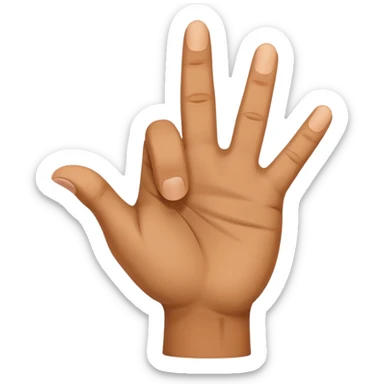 Daumen der nach rechts zeigt sticker