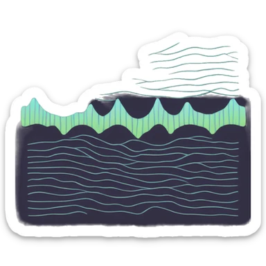 audio sound wave sticker