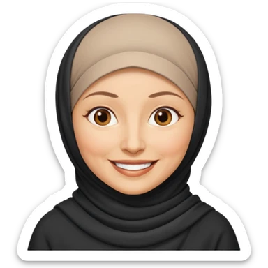 55 yaş başörtülü teyze sticker