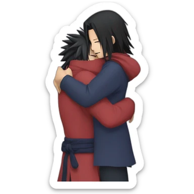 Madara uchiha hug sticker