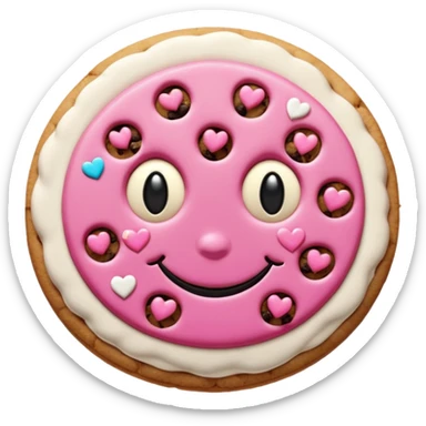 cookie from alice in wonderland sticker