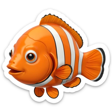 Nemo clownfish sticker