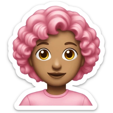 Gêmeas crianças com roupa rosa clara  sticker