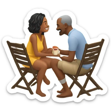 Patti and Mike in Portugal  sticker