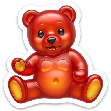 red Gummy Bears sticker