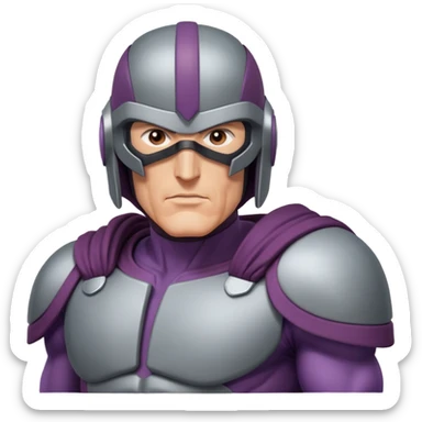 magneto xmen with grey helmet sticker