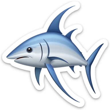 a swordfish sticker