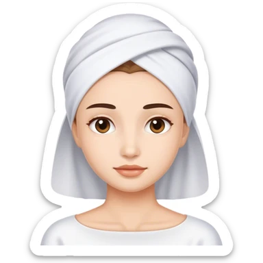 Night skin care sticker