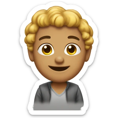 Happyest emoji sticker