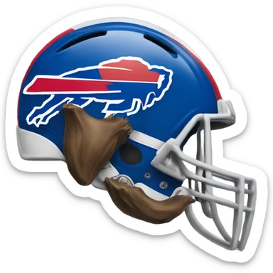 Buffalo Bills Super Bowl trophy sticker