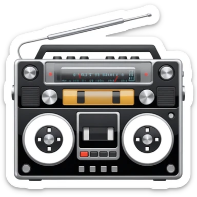 Cassette Player sticker