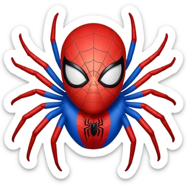  Create a Spider-Man emoji. sticker