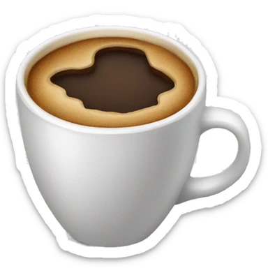 Coffee sticker