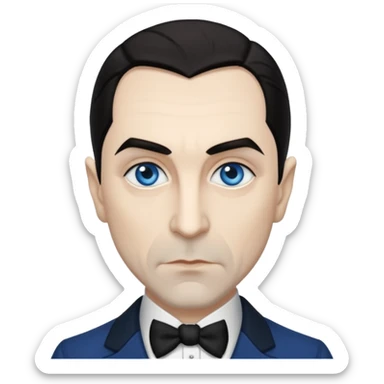 Bela Lugosi blue eyes sticker