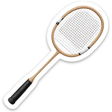 badminton bat sticker