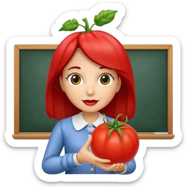 Mrs. Thursday classroom with tomatoes sticker