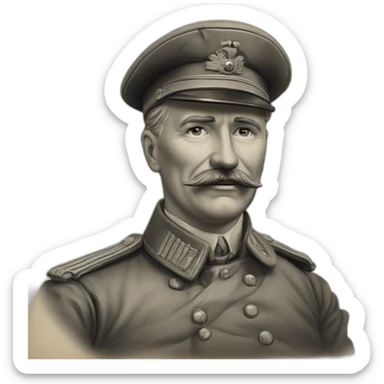 tete de Dictateur Allemand de 1933 a 1945 sticker