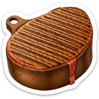 bistec de carne como el de tom y jerry sticker