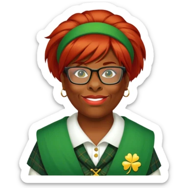 Wearing a Green Kilt sticker