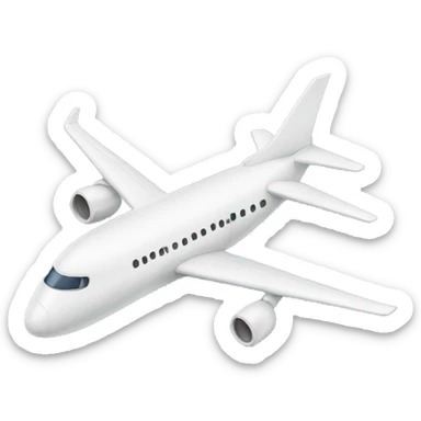 Airplane sticker