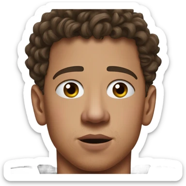 Patrick Mahomes crying to a referee  sticker