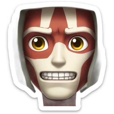 Colossal Titan from Attack on Titan  sticker