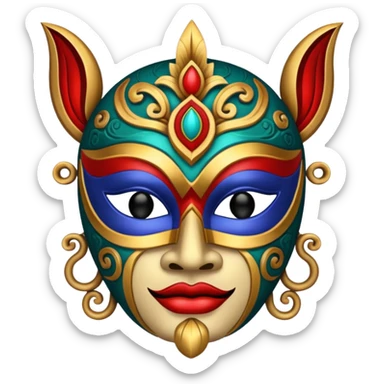 Ritual Ceremony Mask sticker