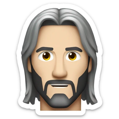 john wick as thor sticker